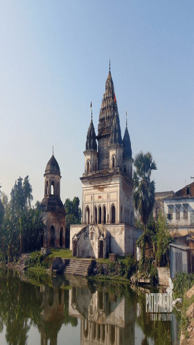 It is an amazing temple complex with terracotta art.